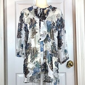 Sam & Max Floral Blouse